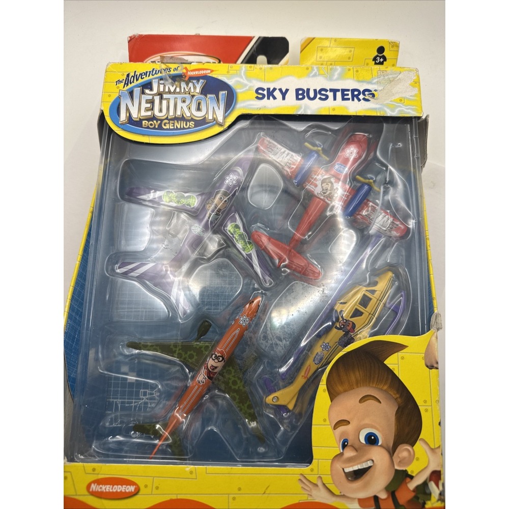 Matchbox Jimmy Neutron Plane Set New Sky Busters